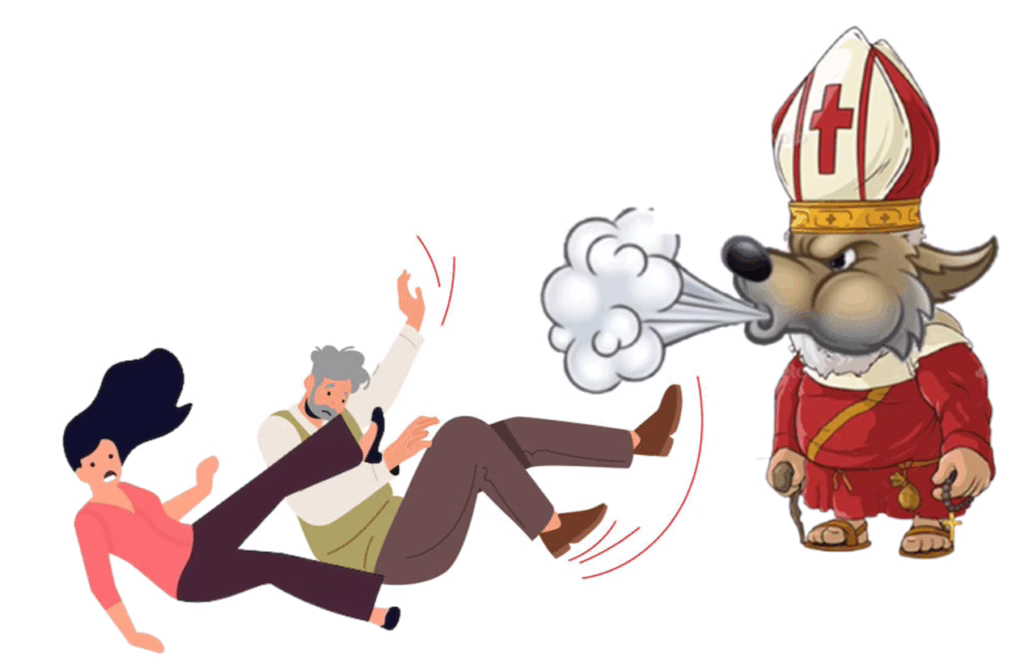 Did Jesus or the apostles blow the Holy Spirit on people?