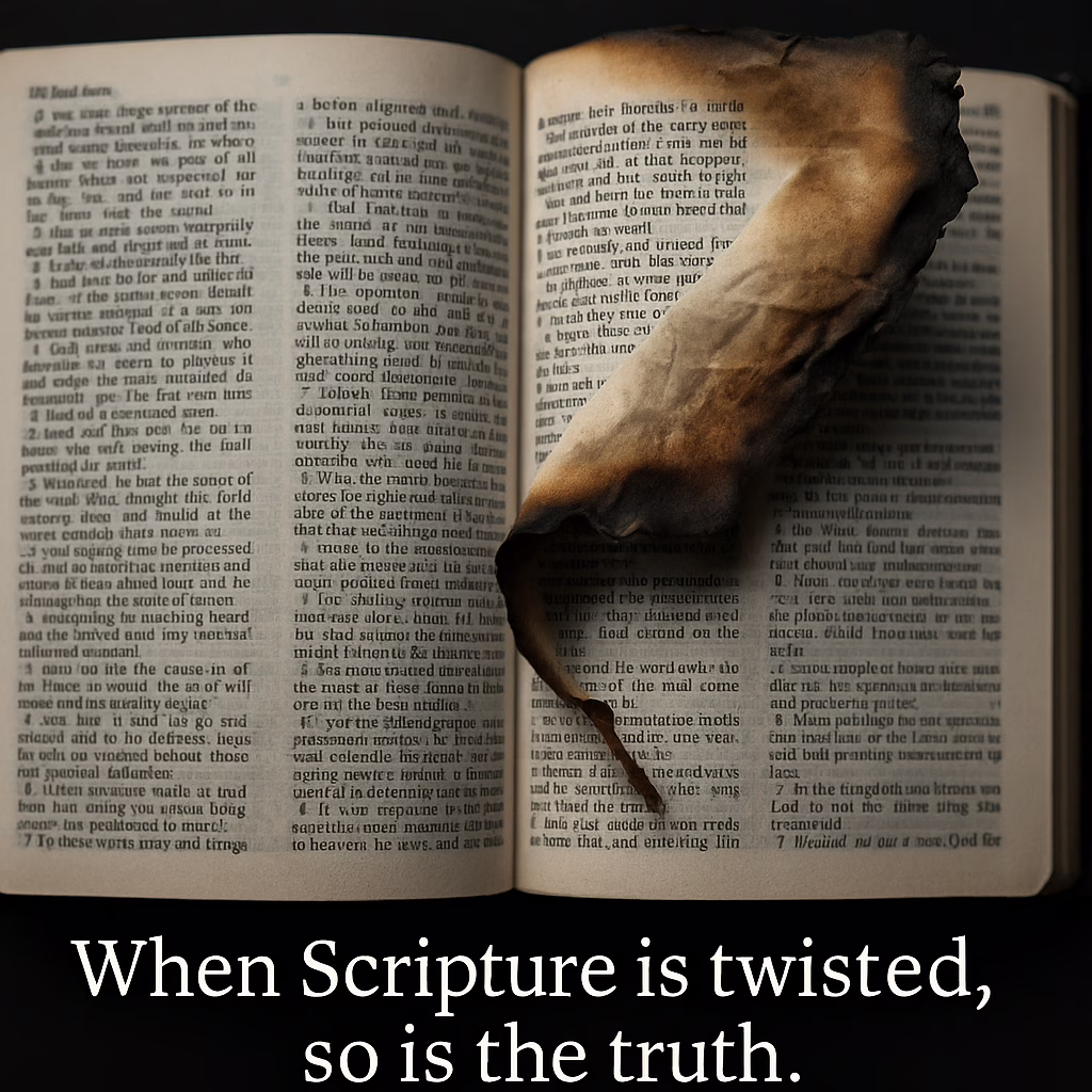 The distortion of Scripture